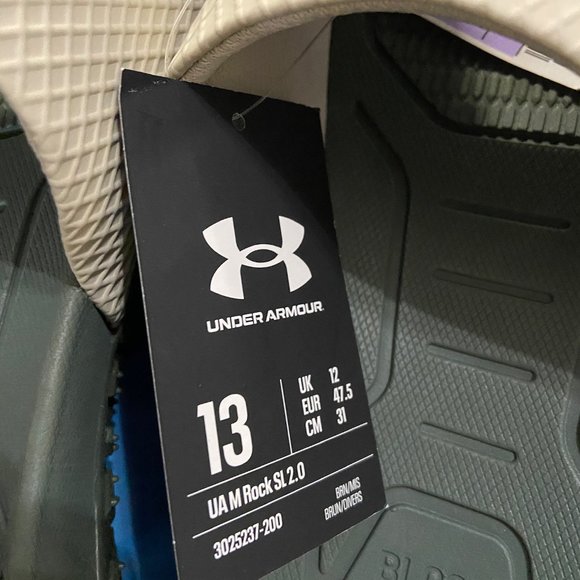 Under Armour Project Rock Michelin Fat Tire 2.0 Men\'s Slides Size 3025237-200